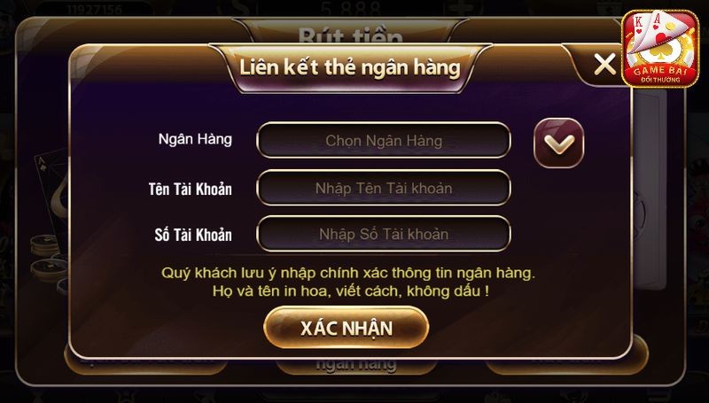 Huong Dan Rut Tien Ve Tai Khoan Ngan Hang